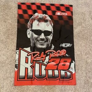 Vintage Ricky Rudd 28 NASCAR Roush Racing Banner Flag‎ 2000